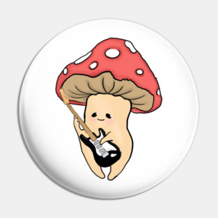 Funky Fungi Guitar Pin