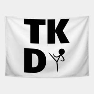 TKD Box Kick Tapestry