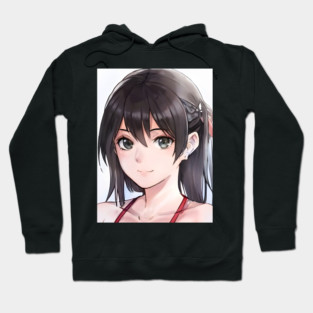 Teen school anime girl Hoodie