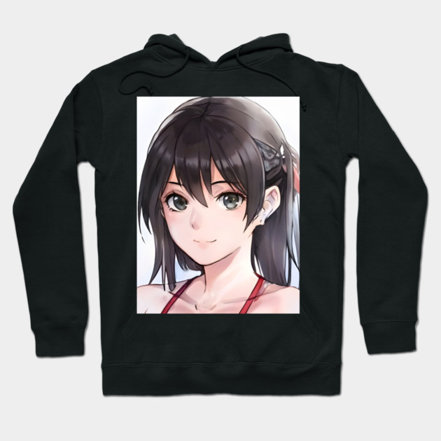 Teen school anime girl Hoodie by animegirlnft