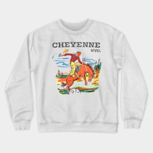 Vintage 70s Style Cheyenne, Wyoming Crewneck Sweatshirt