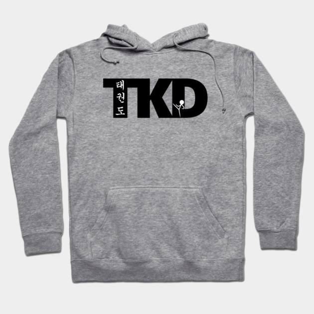 Taekwondo Korean Symbols TKD Hoodie by SpinningKickTKD