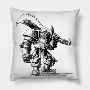 Orc Warrior 1 Pillow