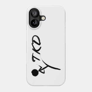 Brushed TKD Logo Taekwondo Phone Case