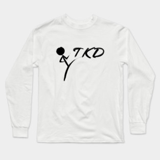 Brushed TKD Logo Taekwondo Long Sleeve T-Shirt