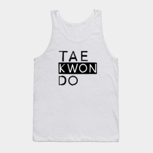 Taekwondo brushed logo Tank Top