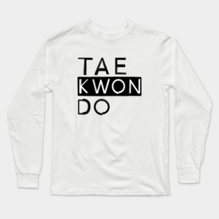 Taekwondo brushed logo Long Sleeve T-Shirt