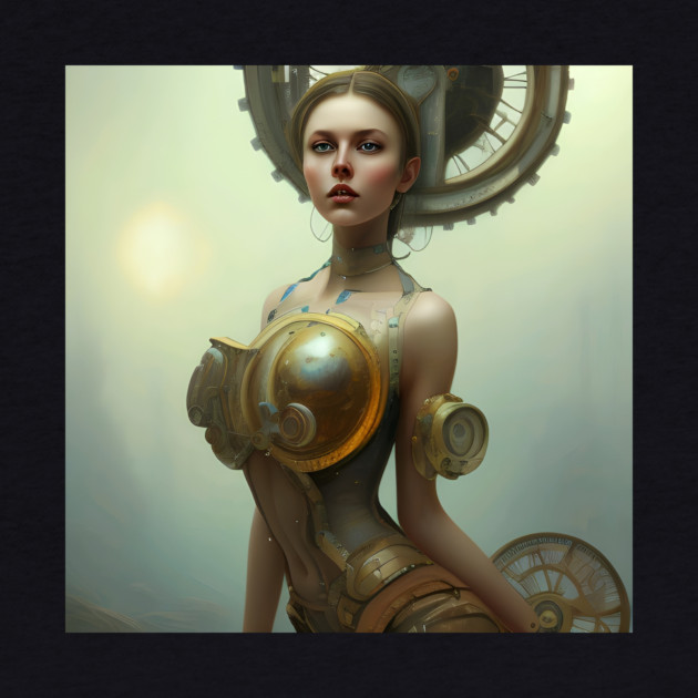 steampunk victorian woman by animegirlnft