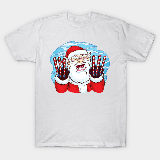 Santa's Claws T-Shirt by nickv47