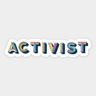 Activist Sticker