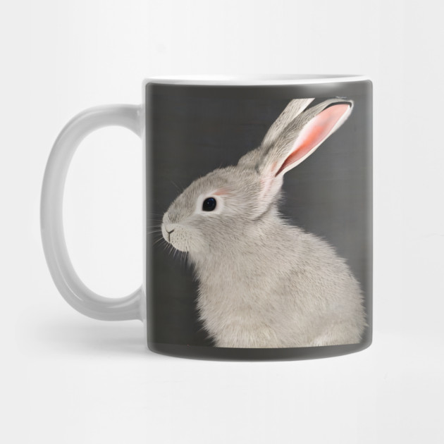 Cute grey rabbit bunny Hare by animegirlnft