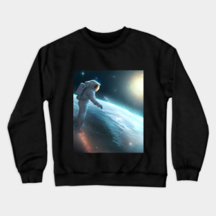 Moon Spaceman Astronaut Crewneck Sweatshirt