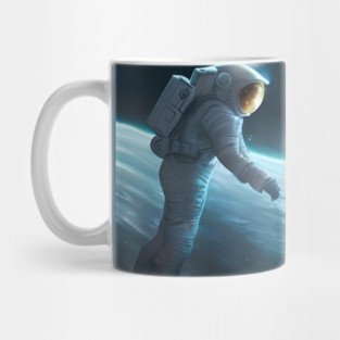 Moon Spaceman Astronaut Mug