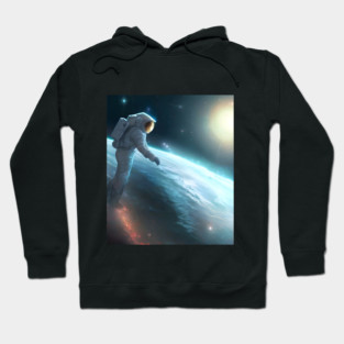 Moon Spaceman Astronaut Hoodie