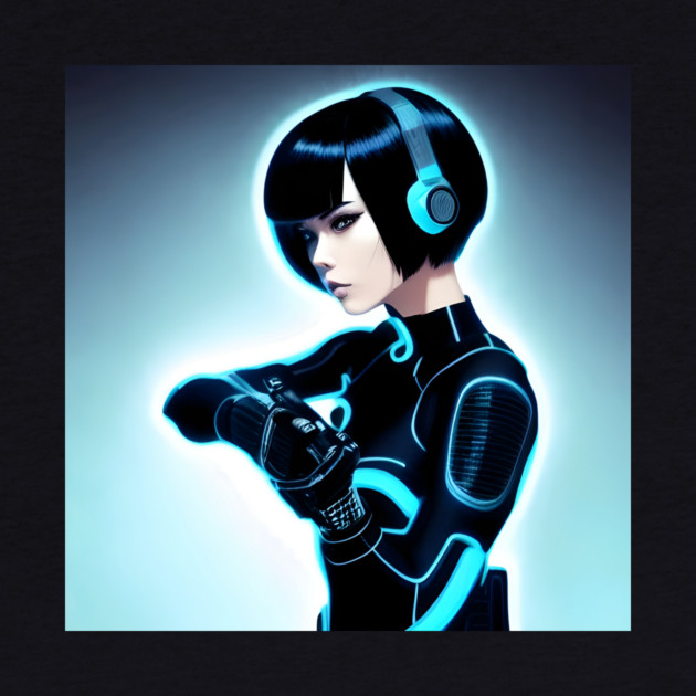 Electri Girl Hear Music by animegirlnft