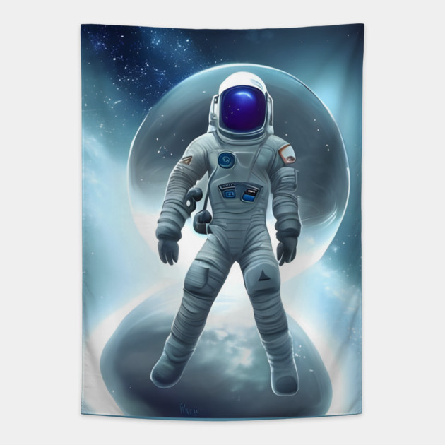 Astronaut Engineer Tapestry by animegirlnft