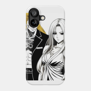 Couple Chef Manga Tatoo Phone Case