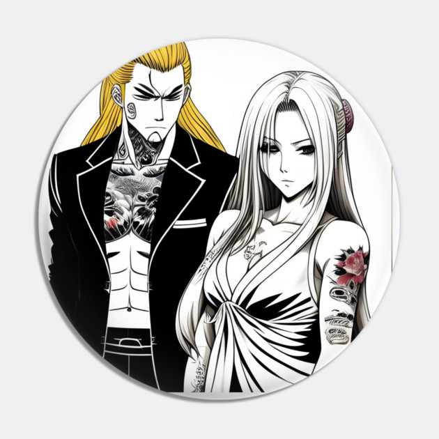 Couple Chef Manga Tatoo Pin by animegirlnft
