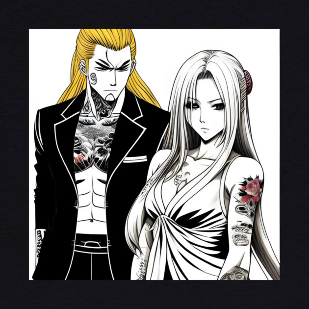 Couple Chef Manga Tatoo by animegirlnft