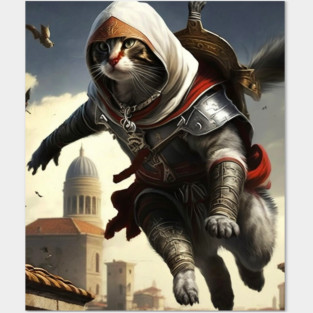 Cat assassin Posters and Art