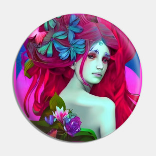 Beautiful fairy lady Pin