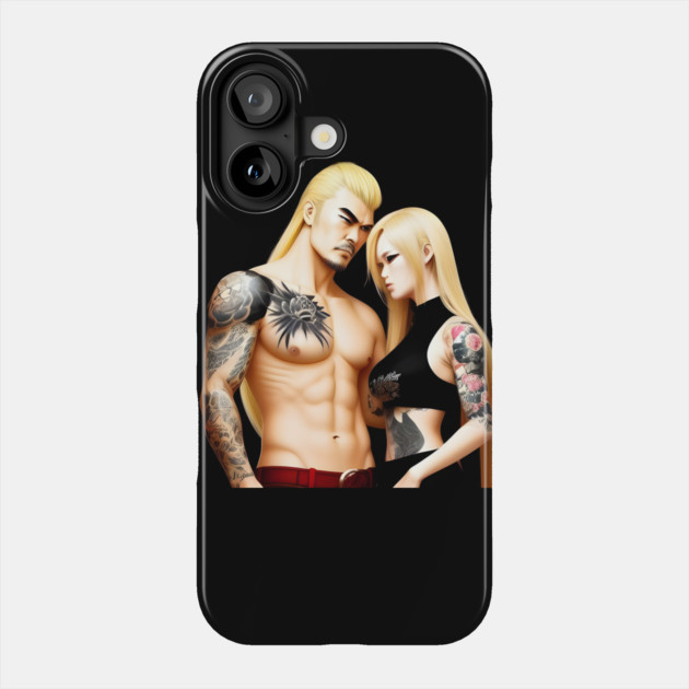 Couples clothing boyfriend girlfriend Phone Case by animegirlnft