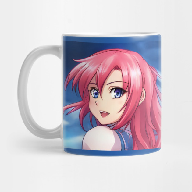 Cute pink hair anime girl by animegirlnft