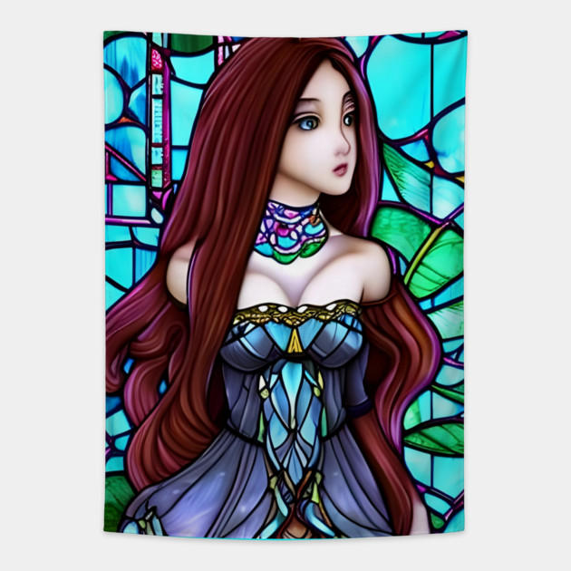 Japenese Manga Anime Clothes Tapestry by animegirlnft