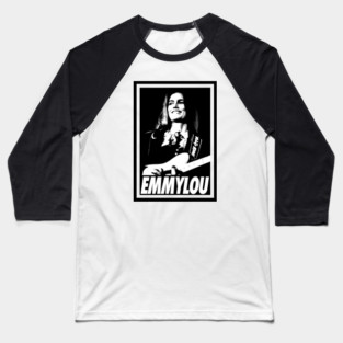 Emmylou Harris live - Portrait retro Baseball T-Shirt