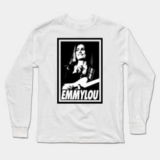 Emmylou Harris live - Portrait retro Long Sleeve T-Shirt