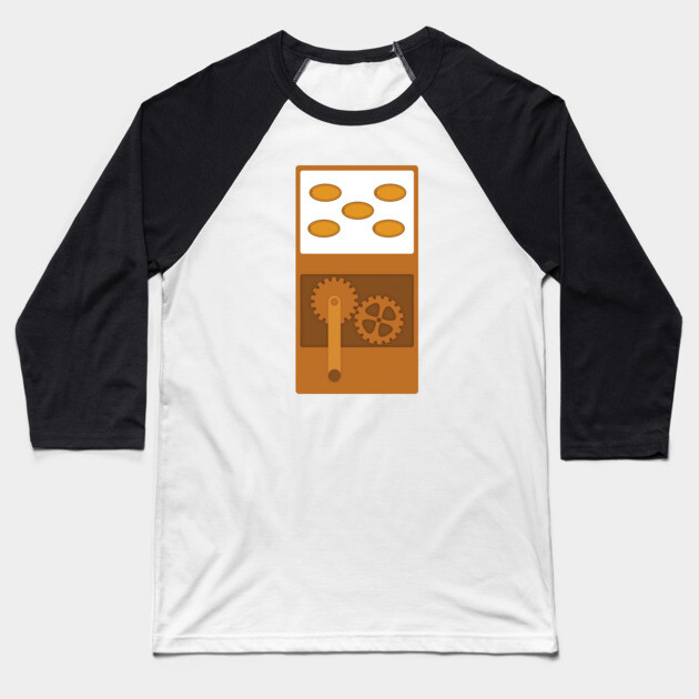Pressed Penny Machine Baseball T-Shirt by DeguArts
