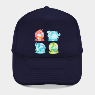 Elemental Unicorns Hat
