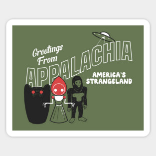 Greetings From Appalachia, America's Strangeland Sticker