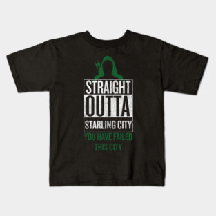 Straight Outta Starling City Kids T-Shirt