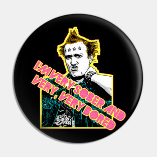 Vyvyan Young Ones 80s Tribute Punk Design Pin