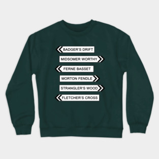 Midsomer Signs Crewneck Sweatshirt