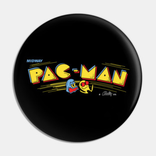 Pac-Man Arcade TShirt Pin