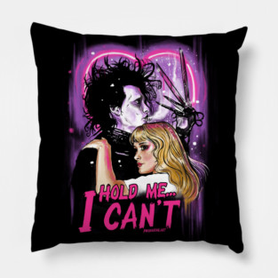 Hold me... I Can't  T-Shirt. Edward Scissorhands illustration by BwanaDevil Pillow
