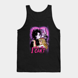 Hold me... I Can't  T-Shirt. Edward Scissorhands illustration by BwanaDevil Tank Top