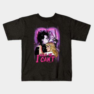 Hold me... I Can't  T-Shirt. Edward Scissorhands illustration by BwanaDevil Kids T-Shirt
