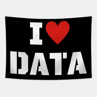 I Love data Tapestry