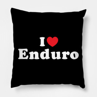 I Heart Enduro Pillow