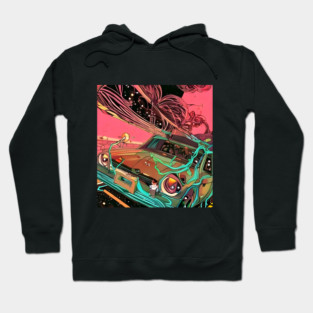 Cartoon 70s Car Heritage Hoodie