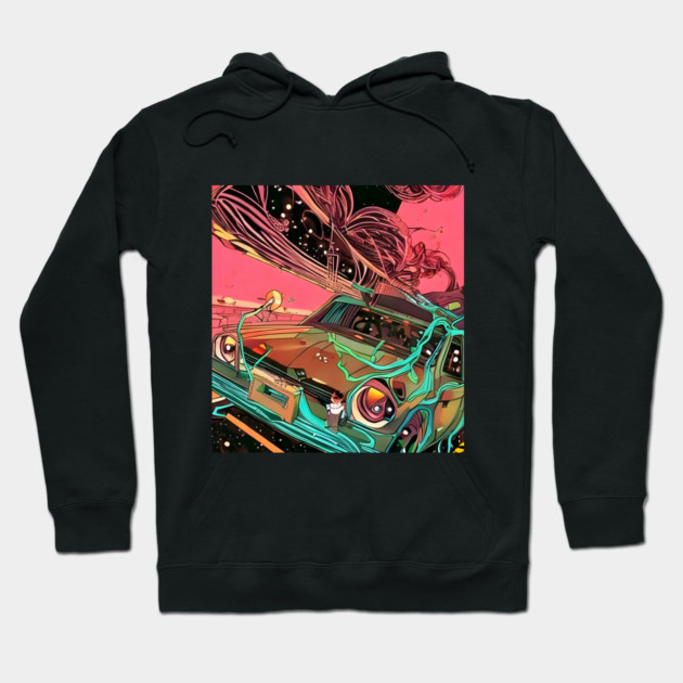 Cartoon 70s Car Heritage Hoodie by animegirlnft