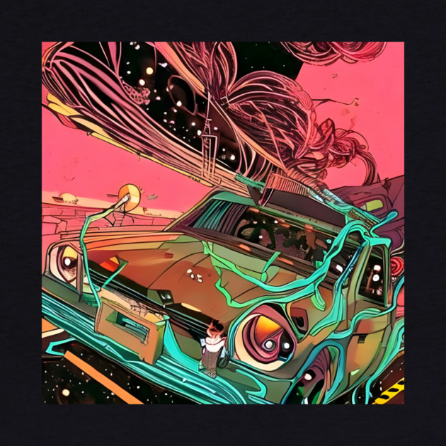 Cartoon 70s Car Heritage by animegirlnft