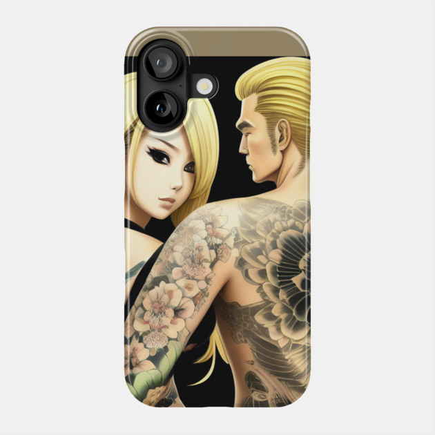 Couple Kawaii Joy Japanese Style Phone Case by animegirlnft