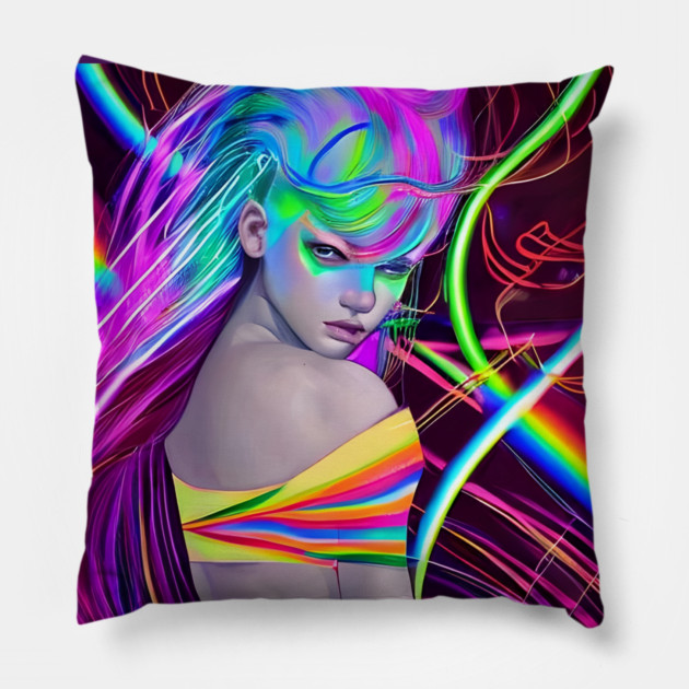 Anime Band Music Manga Style Pillow by animegirlnft