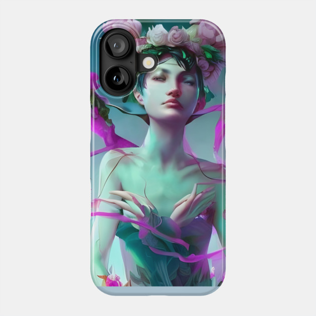 Anime Girl Romantic Manga Phone Case by animegirlnft