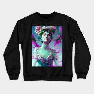 Anime Girl Romantic Manga Crewneck Sweatshirt