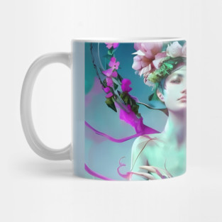 Anime Girl Romantic Manga Mug